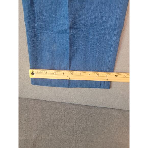 Scotch & Soda Wide-Leg Cropped Trousers Blue Sz 14 – EUC w/ Flaw - Picture 9 of 13